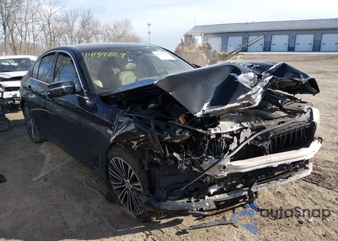 2019 BMW 540I xDrive из США, поврежденный, VIN WBAJE7C5XKWW02827